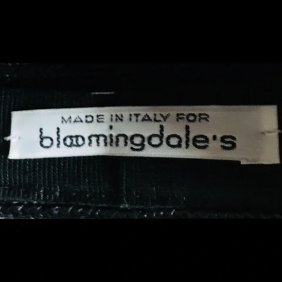 Vintage 100% Italian Black Straw Wide Brim Hat - Picture 7 of 13